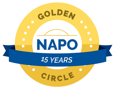 Member of NAPO's Golden Circle, 15 Years in Organizing
